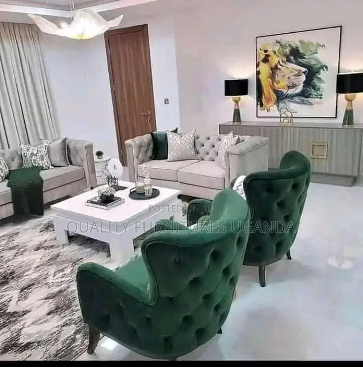 7 Seater Tufted Sofa Set on Order