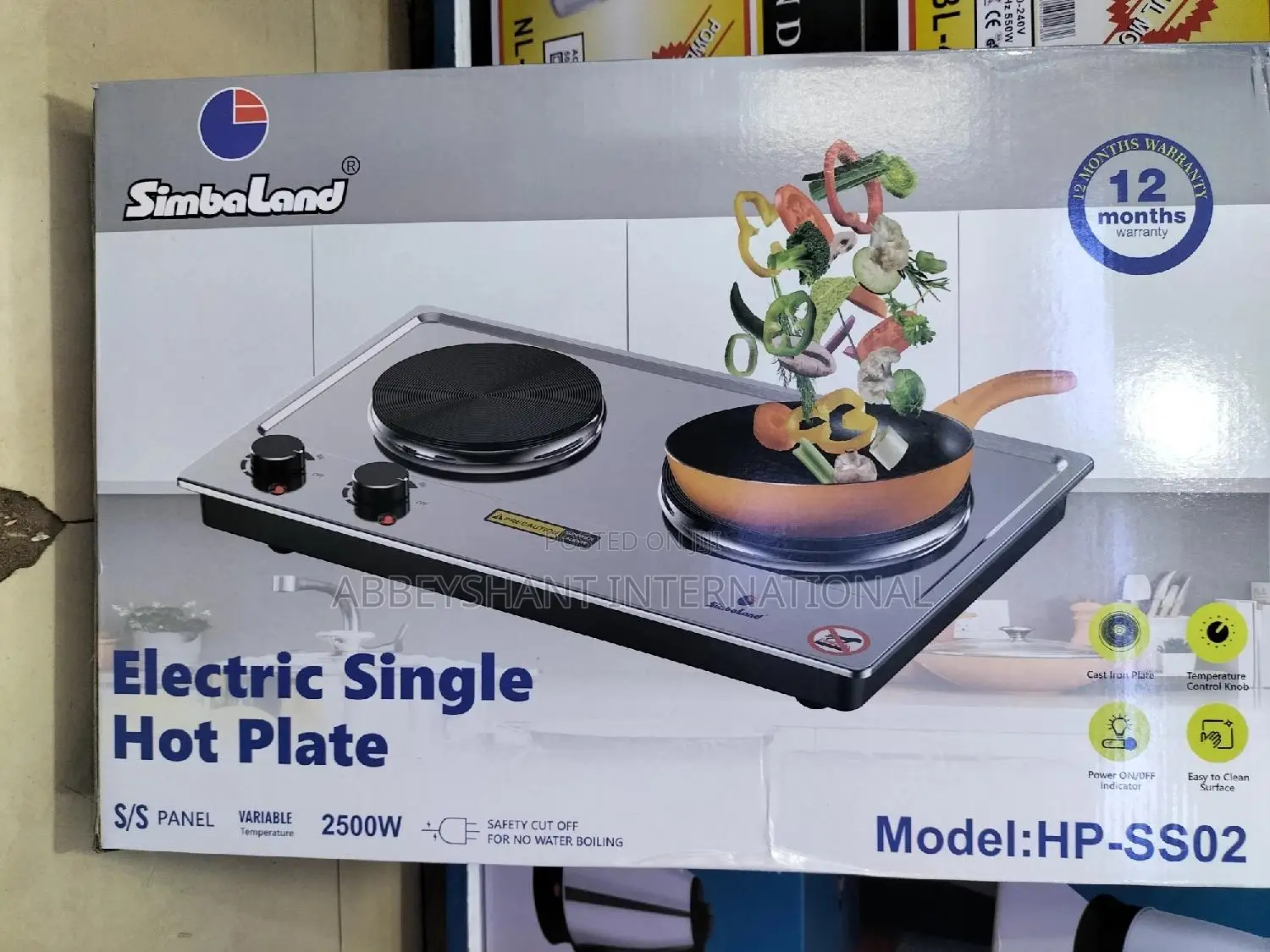 Hot Plate Simbaland Double Hot Plate