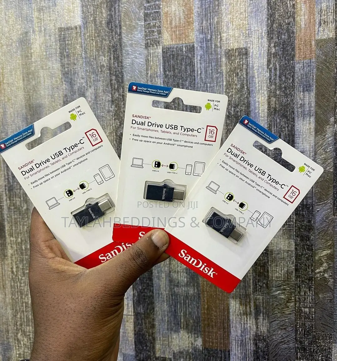 Sandisk Dual Flash Drive Type-C 16gb OTG USB for Android
