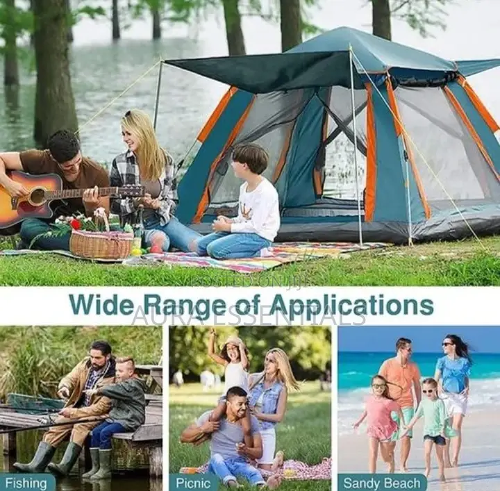 Generic 6 People Large Automatic Tent