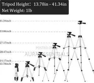Professional Camera Phone Tripod Mount Stand Holder