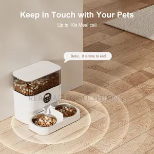 Automatic 5L Pet Feeders Dispenser With Double Bowls