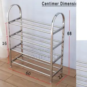 Metal 4 Layer Shoe Rack