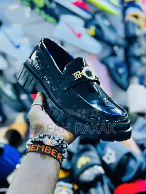 Original Versace Big Sole Shinny Luxury Loafers