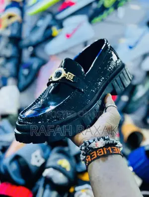 Original Versace Big Sole Shinny Luxury Loafers