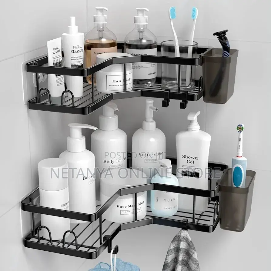 Corner Shower Caddy 4pc Pack