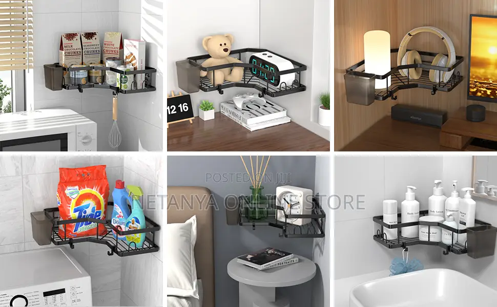 Corner Shower Caddy 4pc Pack