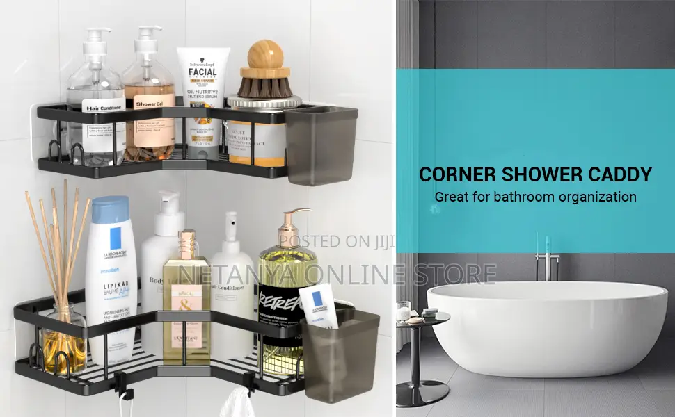 Corner Shower Caddy 4pc Pack