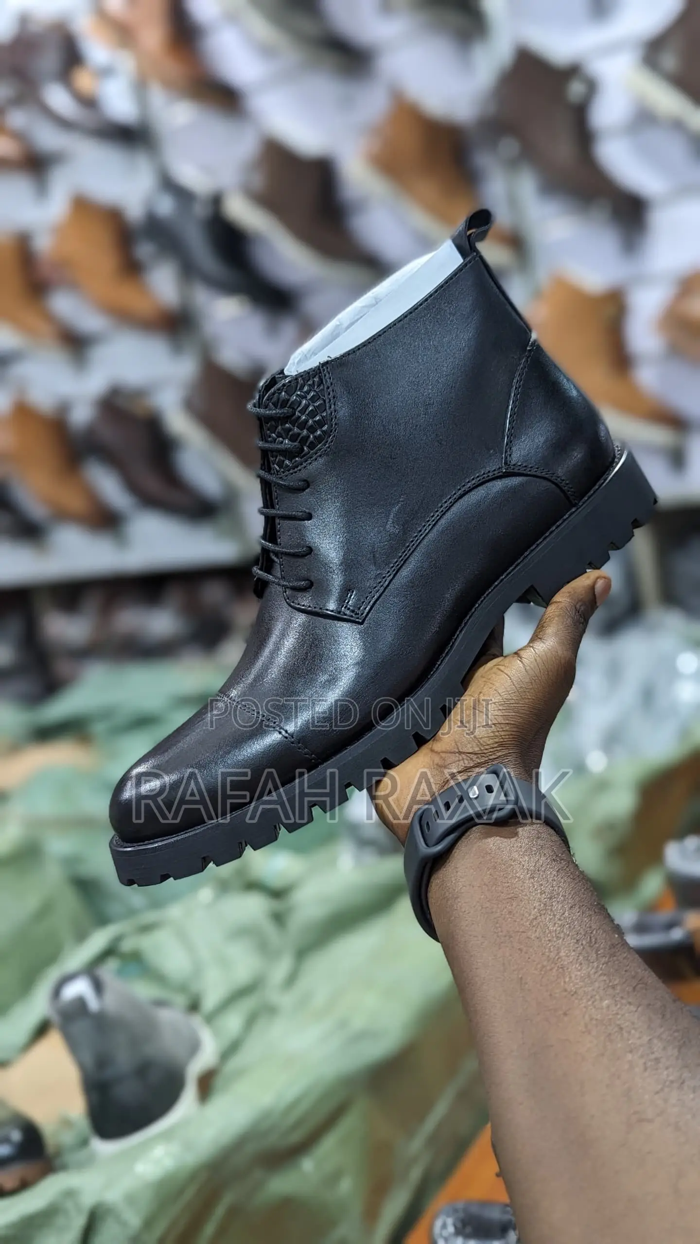 Original Clarks Premium Leather Lace Up Ankle Boots