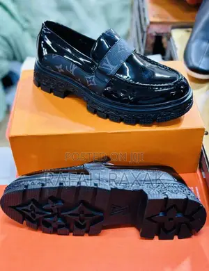 Original Men’S Big Sole Louis Vuitton Luxury Shinny Shoes