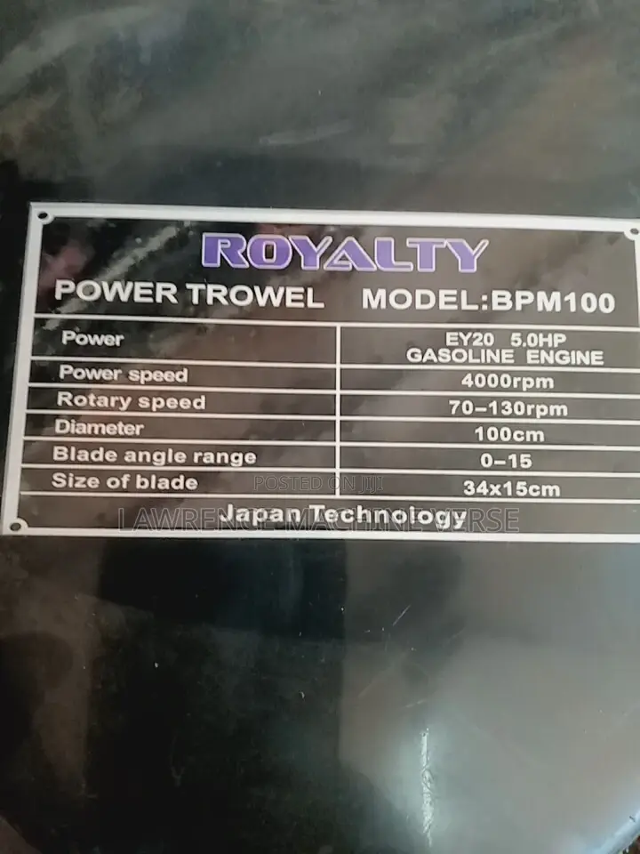 Power Trowel Machine