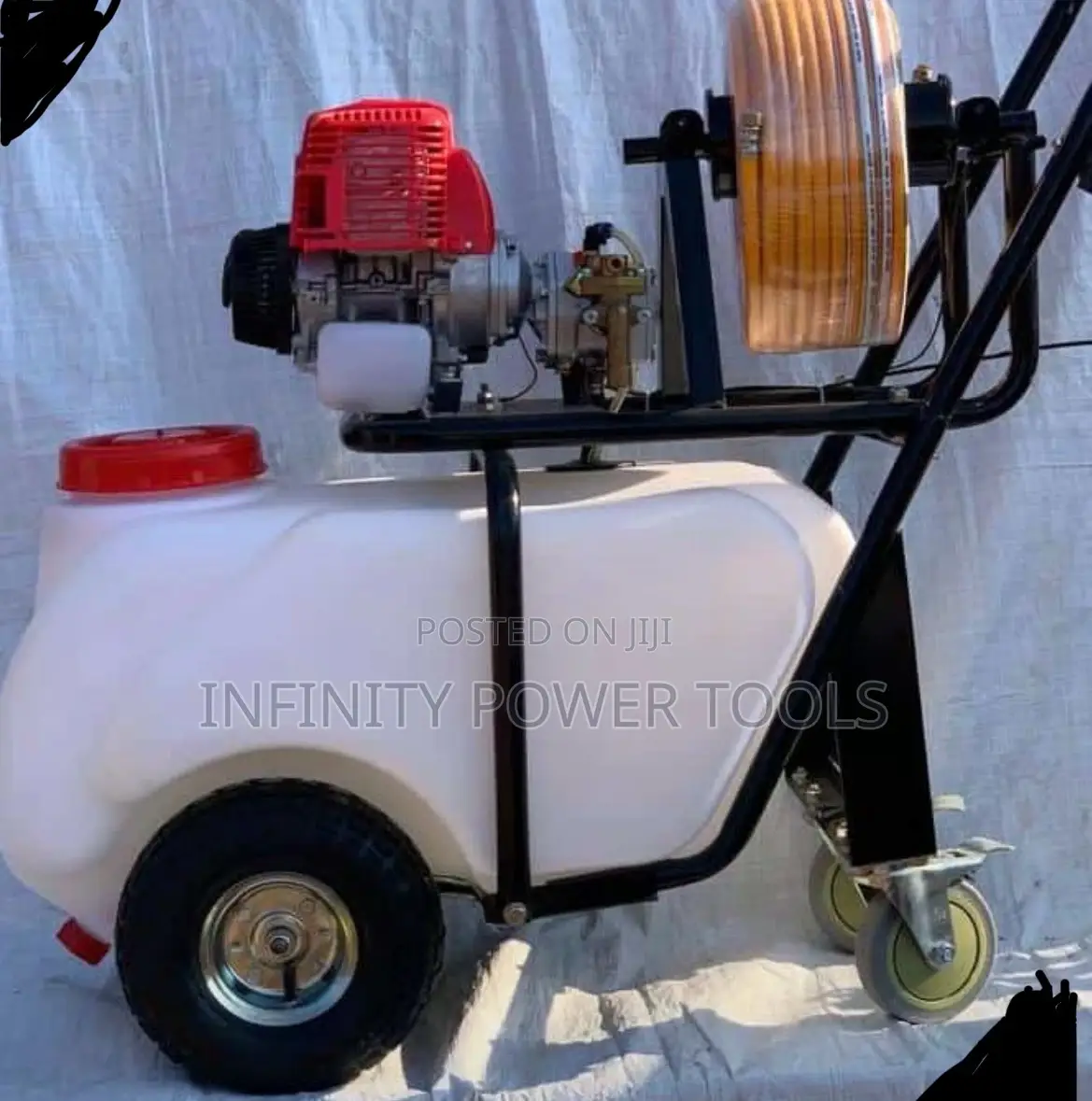 Movable Power Sprayer With Hose