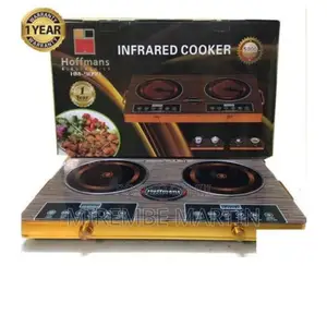 Hoffmans 2 Burner Infrared Hot Plate Cooker.