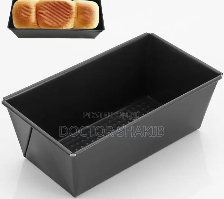 Nonstick Bread Loaf Tin for Baking-Black