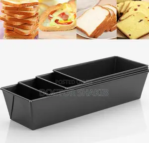 Nonstick Bread Loaf Tin for Baking-Black