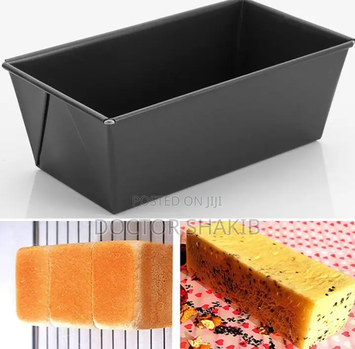 Nonstick Bread Loaf Tin for Baking-Black