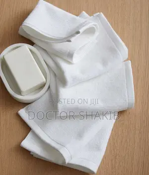 High Quality White Low Cost Face Hotel Towels (5pcs)