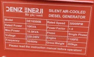 Silent Air Cooled Diese Generator DE16500B