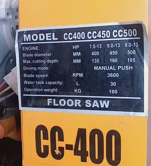 Concrete Cutter Diesel Key State