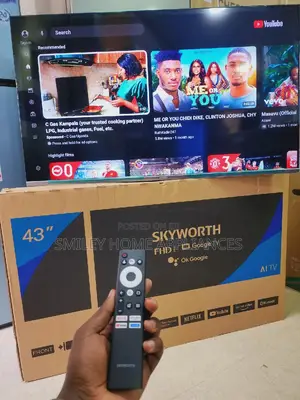 Newly Imported Skyworth 43inches Google Tv