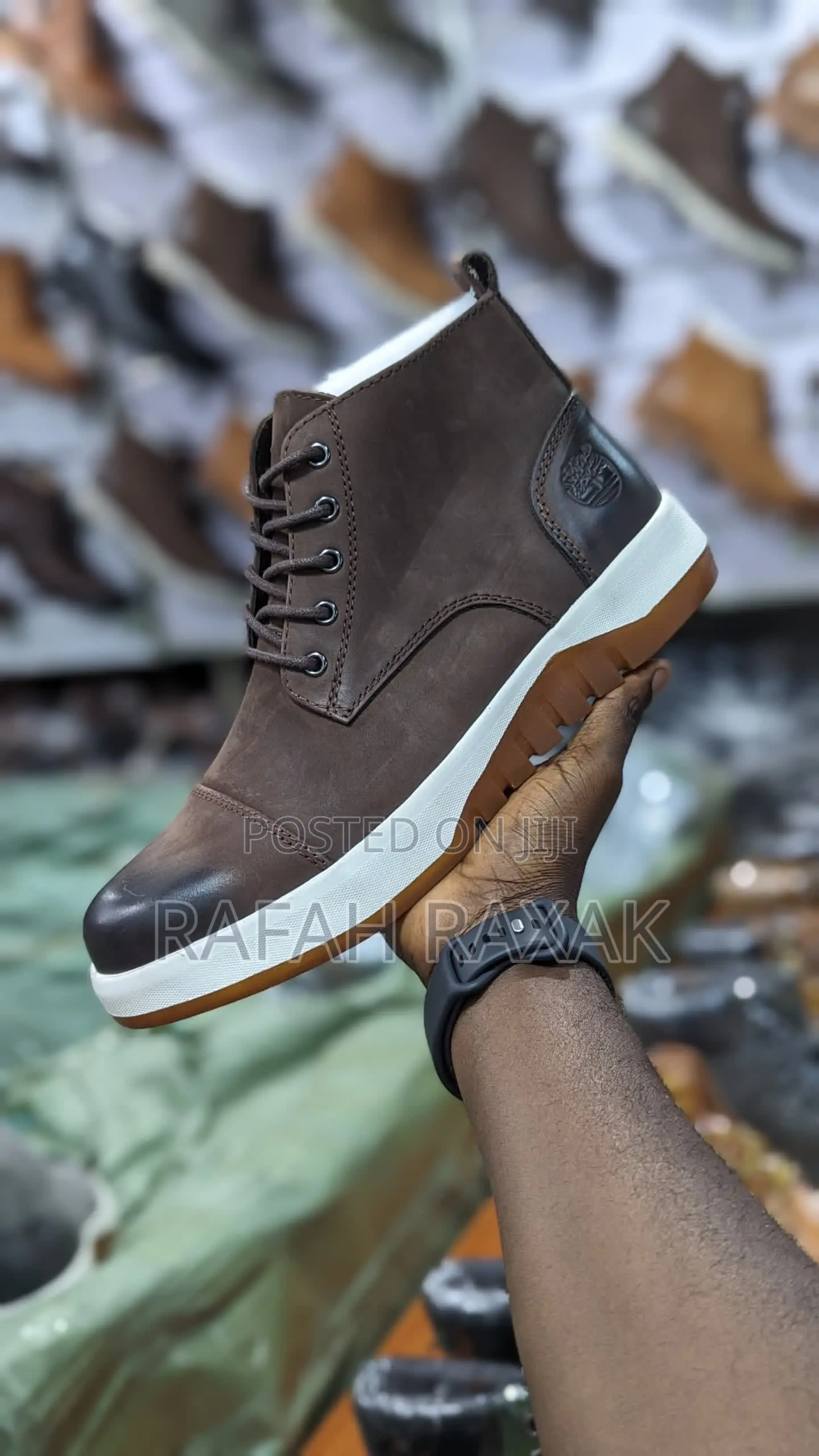 Original Coffee Brown Timberland Casual Ankle Boots