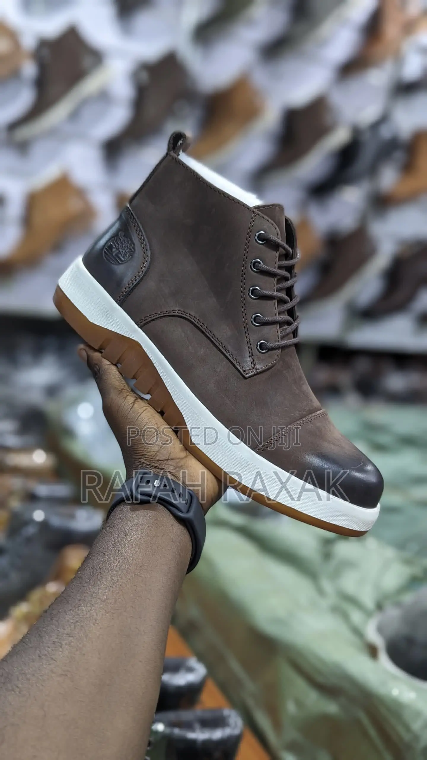 Original Coffee Brown Timberland Casual Ankle Boots