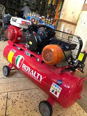 Electric and Gasoline Duo Air Compressor 100L