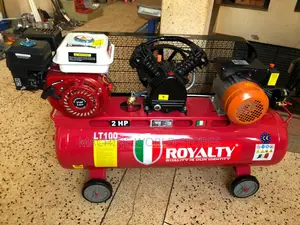 Electric and Gasoline Duo Air Compressor 100L