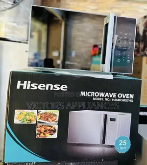Hisense 25 Liters Microwave Oven With Grill Mirror Finish
