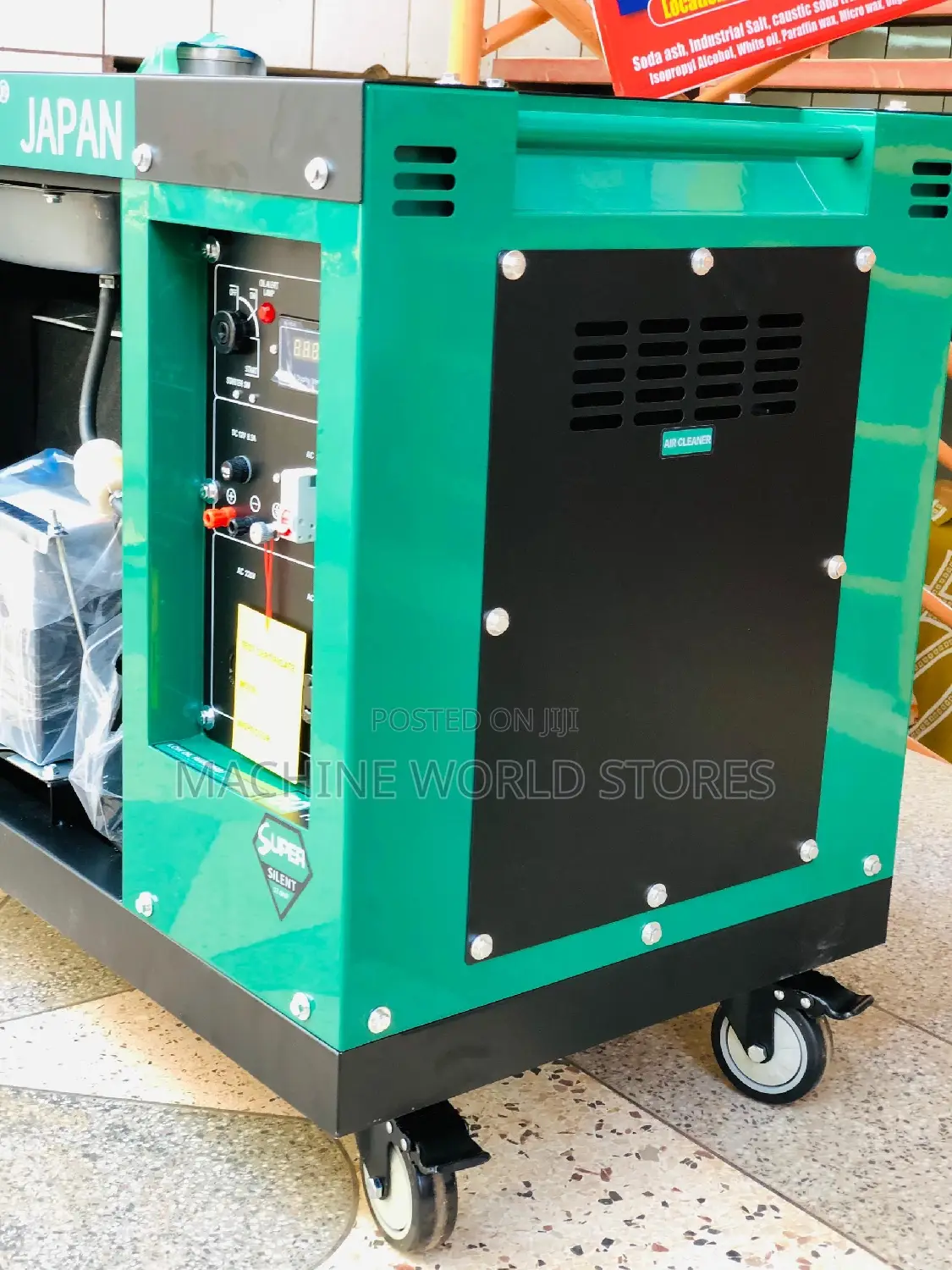 9kva Silent Diesel Generator Royalty.