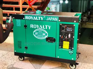 9kva Silent Diesel Generator Royalty.
