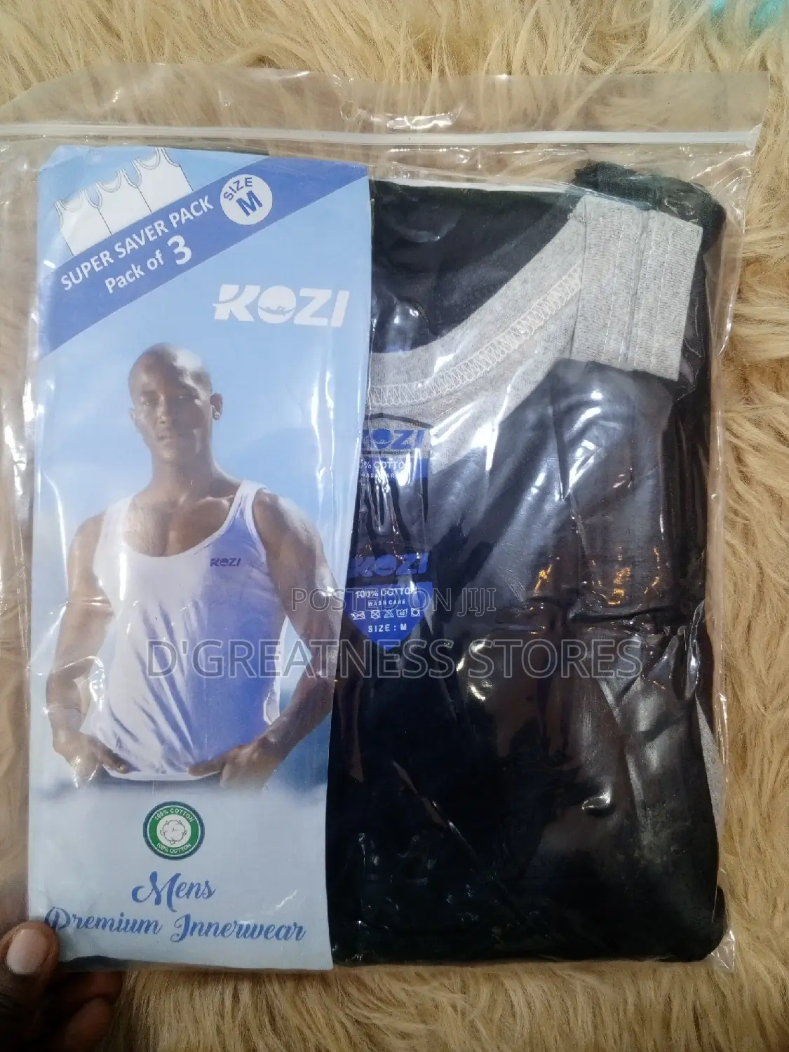 3pcs Colored Men Vest