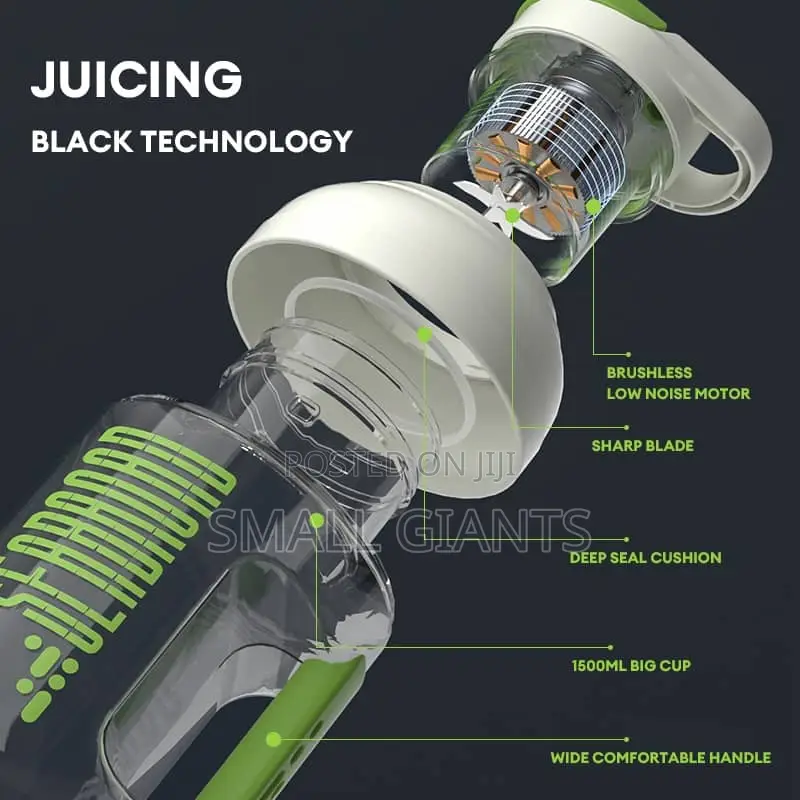 1500ml Powerful Wireless Portable Juicer