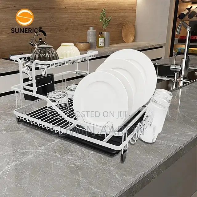 2 Layer Aluminuum Dish Rack