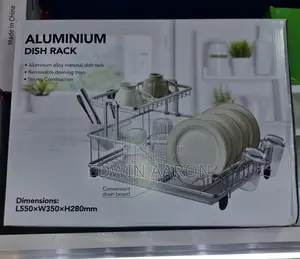 2 Layer Aluminuum Dish Rack