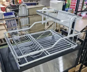 2 Layer Aluminuum Dish Rack