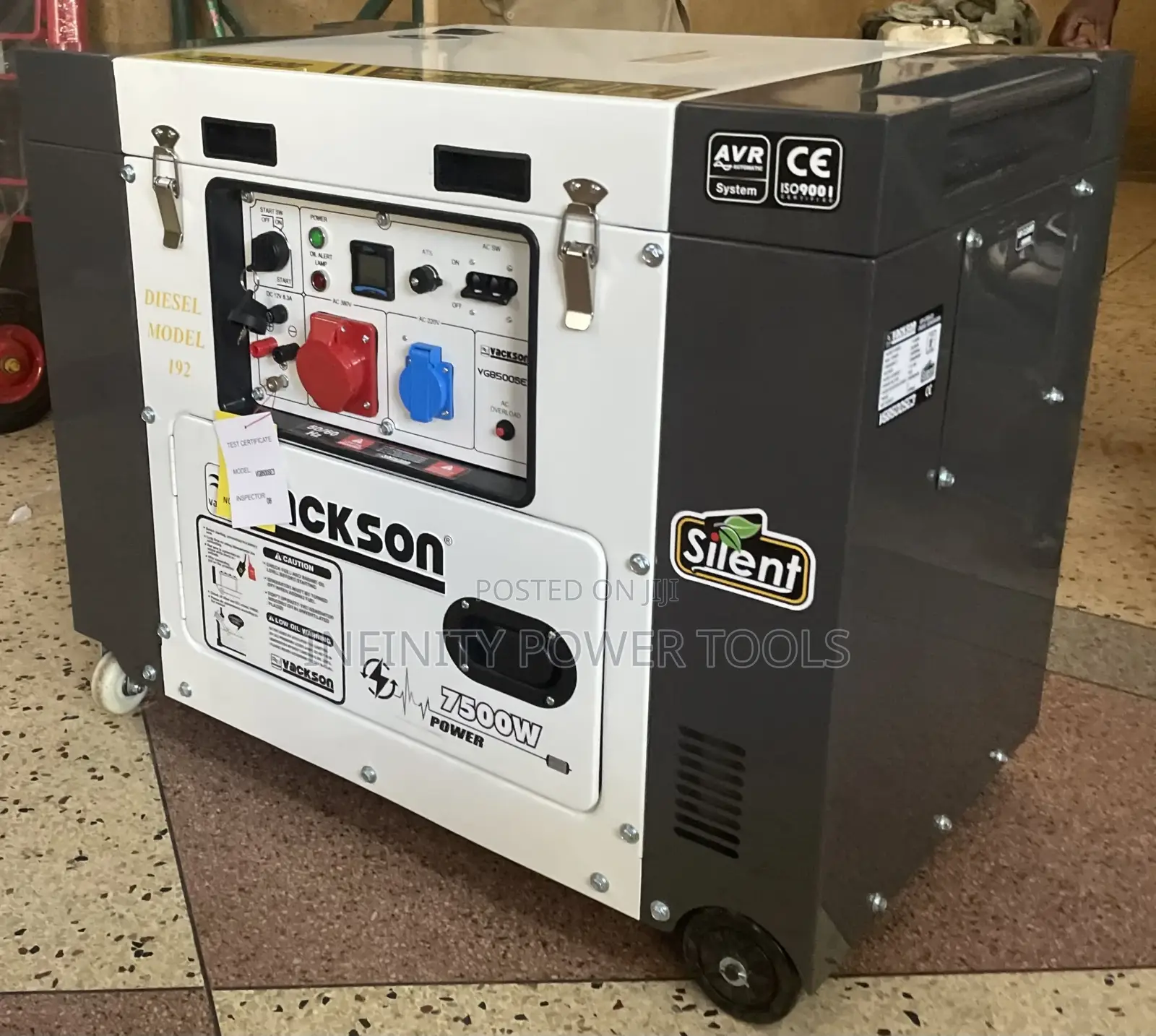 Vackson Generator Air Cooled 8kw