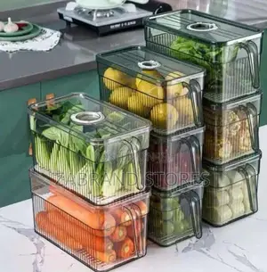 Transparent Fridge Storage Boxes
