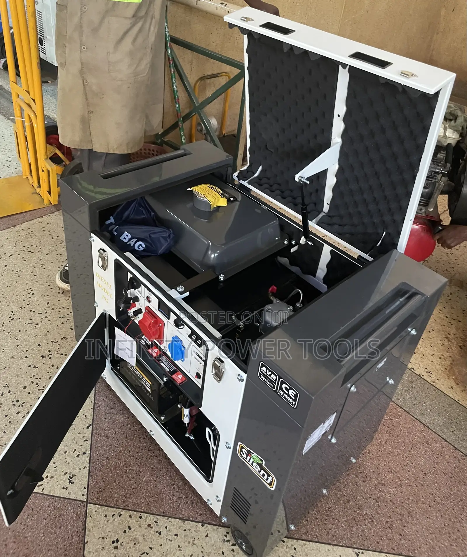 Silent Diesel Generator Air Cooled Vackson 8kw