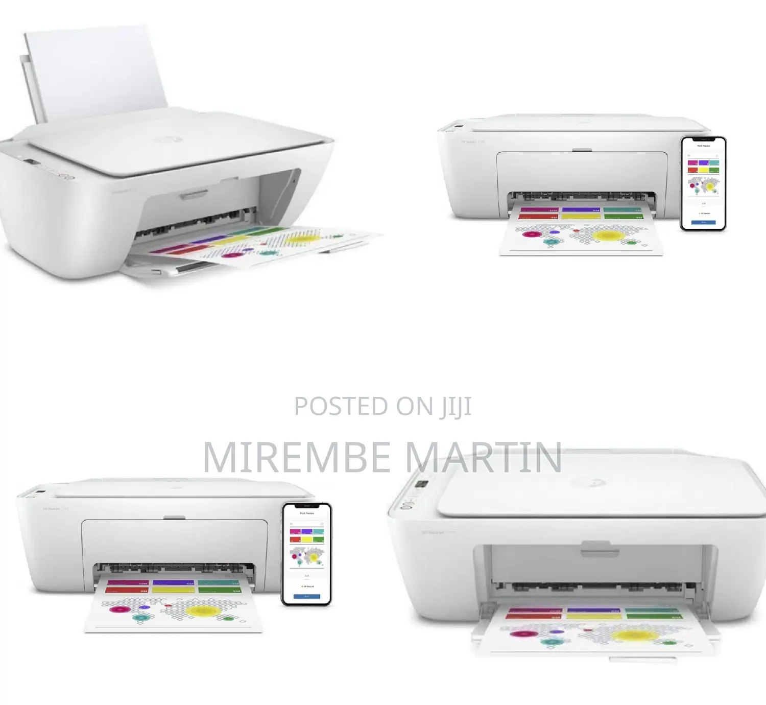 HP Deskjet 2720 All-in-One Colour Printer Wireless Printing