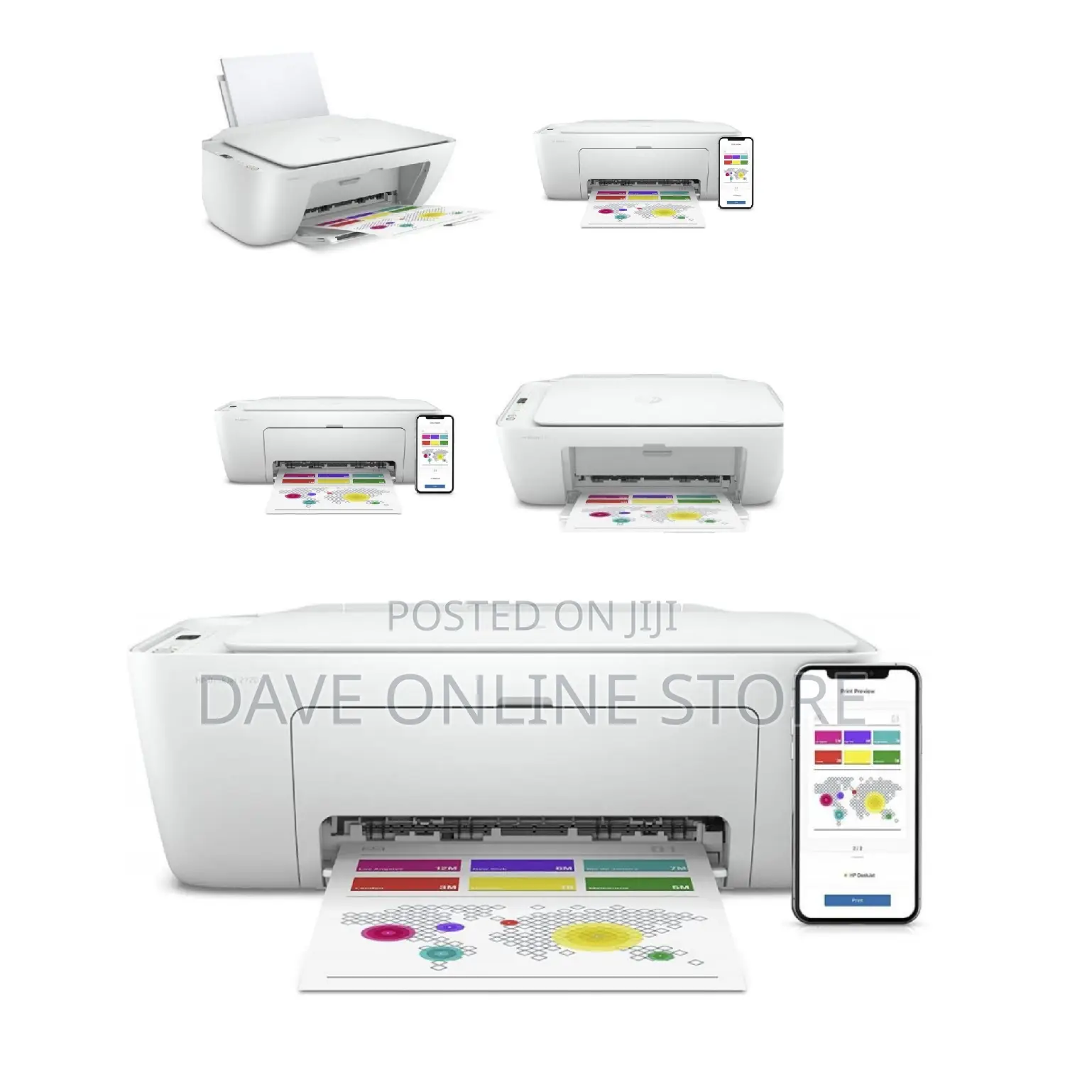 Color Printer for Home, Print, Copy, Scan, Wi-Fi and USB