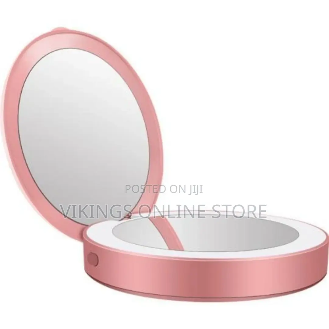 Folding Power Bank Makeup Mirror
