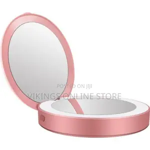 Folding Power Bank Makeup Mirror