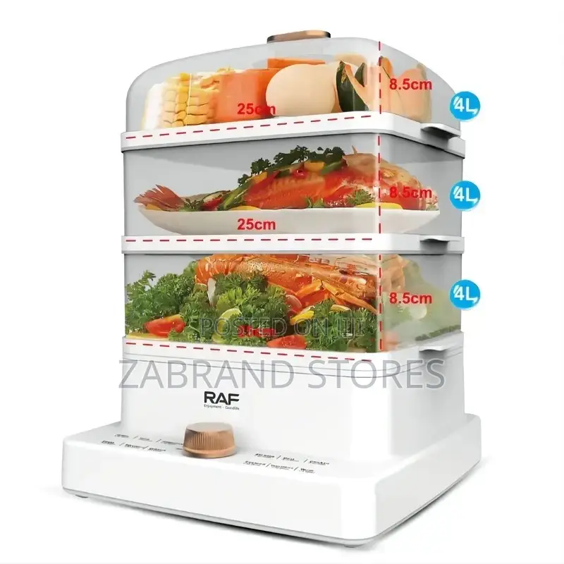 Raf Electric Food Steamer 12L
