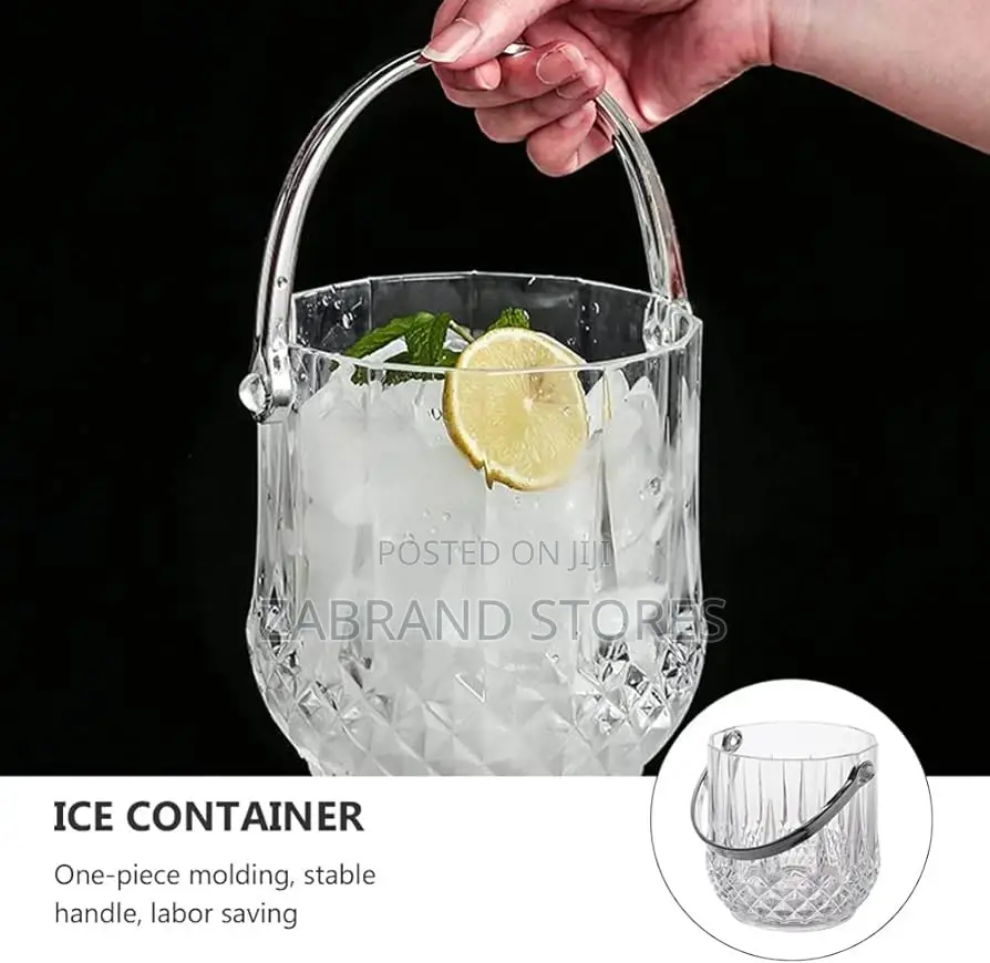 Mini Ice Bucket Beverage Tub With Tong