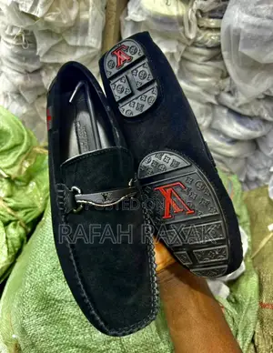 Original Louis Vuitton Suede Moccasins