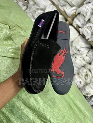 Original Men’S Flat Sole Polo Suede Moccasins