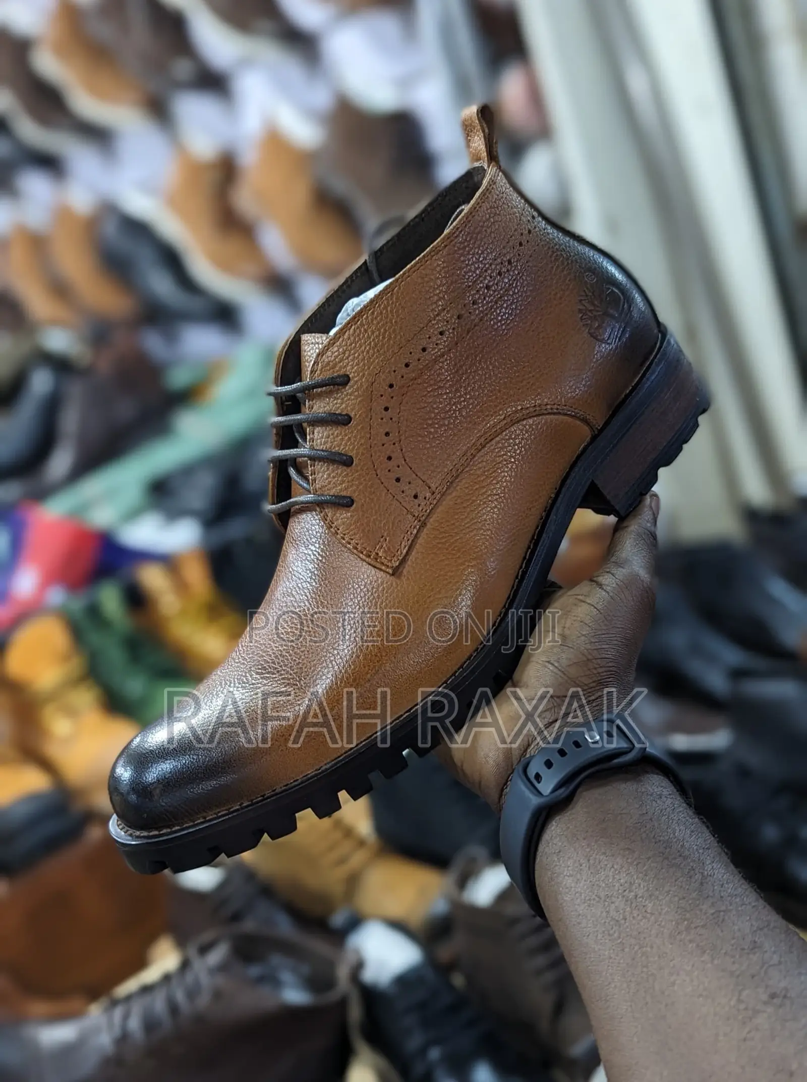 Original Brown Timberland Premium Leather Ankle Boots