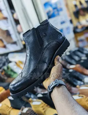 Original Black Clarks Oxford Ankle Boots