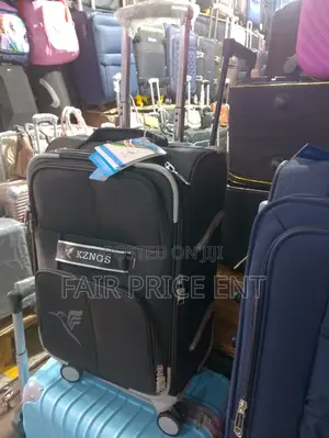 Original Vip Cloth Suitcase by KZINGS. Small.( Black)